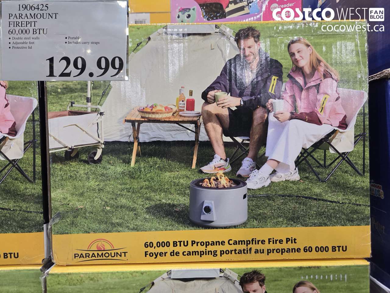 1906425 PARAMOUNT FIREPIT 60,000 BTU $129.99