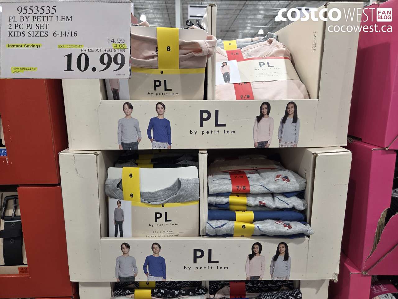 9553535 PL BY PETIT LEM 2 PC PJ SET KIDS SIZES 6-14/16 ($4.00 INSTANT SAVINGS EXPIRES ON 2026-02-22) $10.99