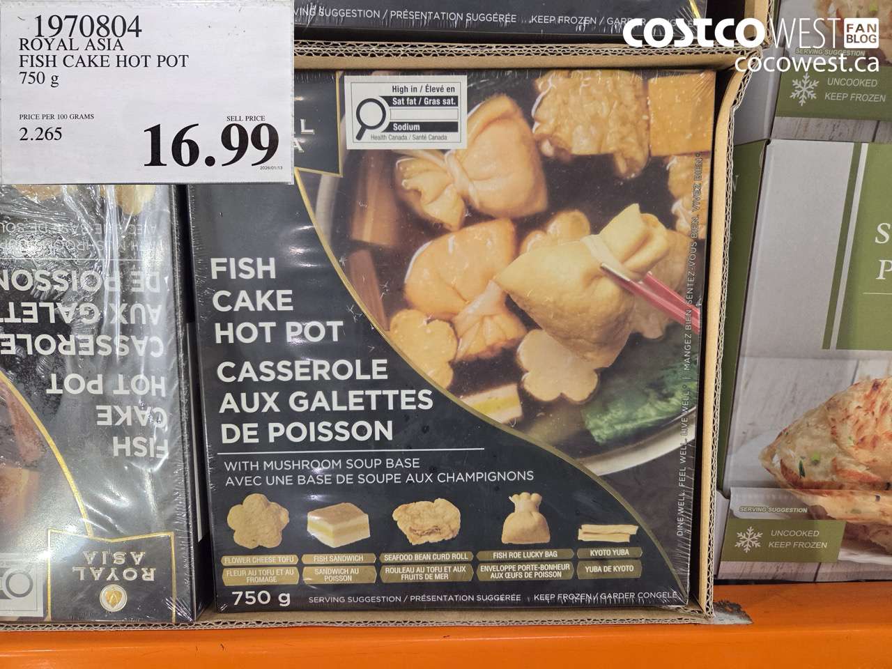 1970804 ROYAL ASIA FISH CAKE HOT POT 750 g $16.99