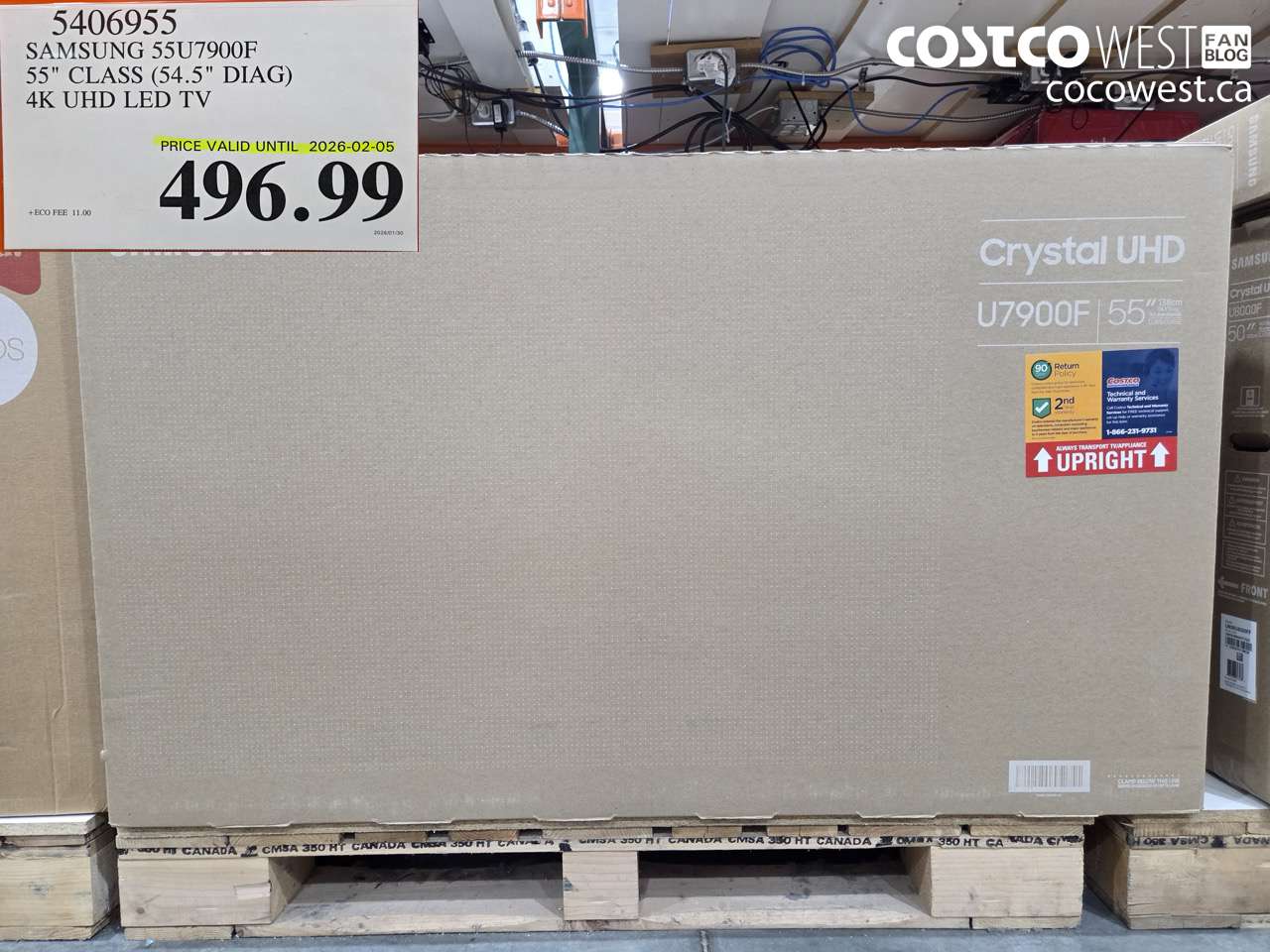 5406955 SAMSUNG 55U7900F 55