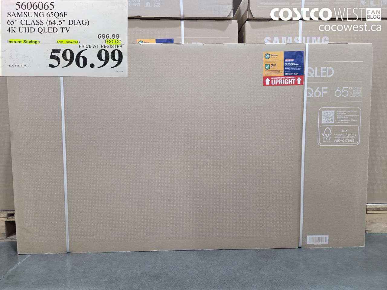 566065 SAMSUNG 65Q6F 65