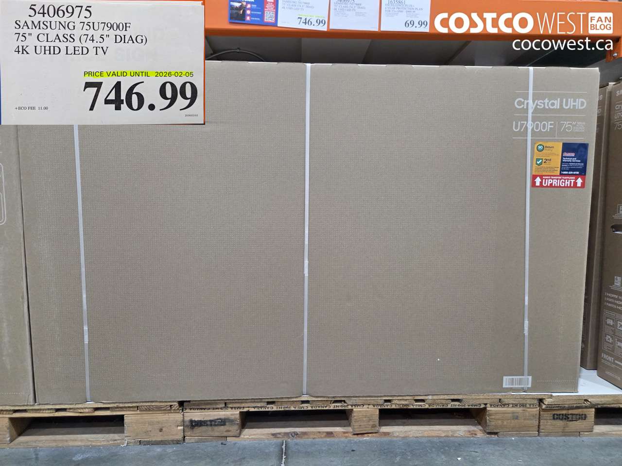5406975 SAMSUNG 75U7900F 75