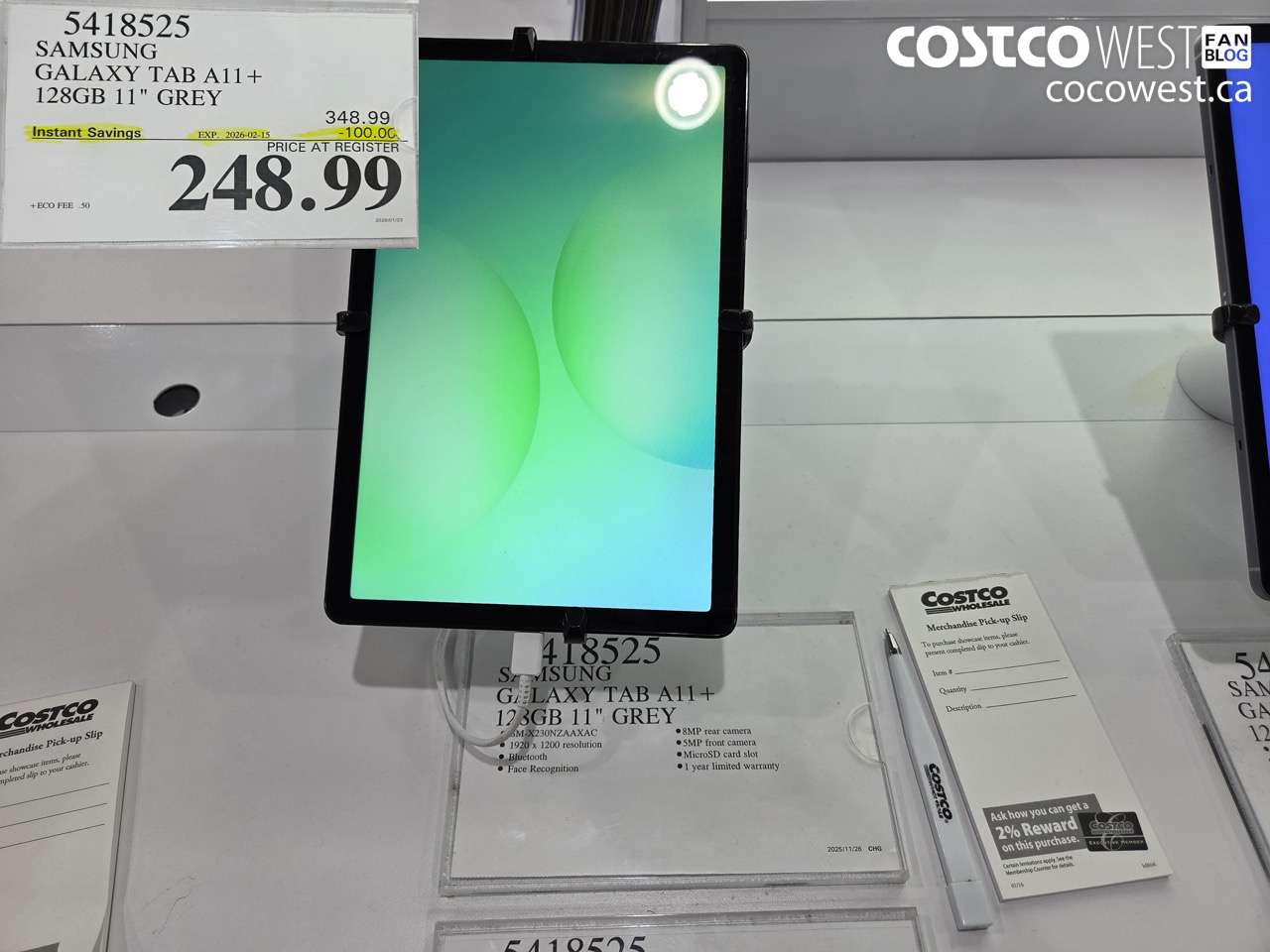 5418525 SAMSUNG GALAXY TAB A11 + 128GB 11