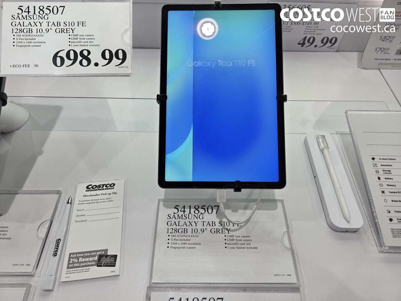 5418507 SAMSUNG GALAXY TAB S10 FE 128GB 10.9