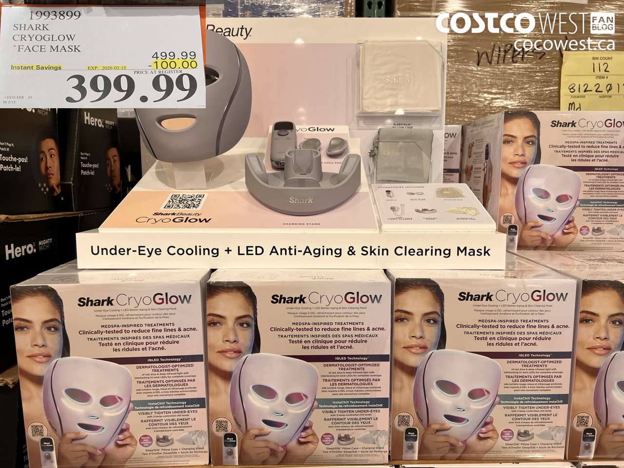 1993899 SHARK CRYOGLOW FACE MASK ($100.00 INSTANT SAVINGS EXPIRES ON 2026-02-15) $399.99