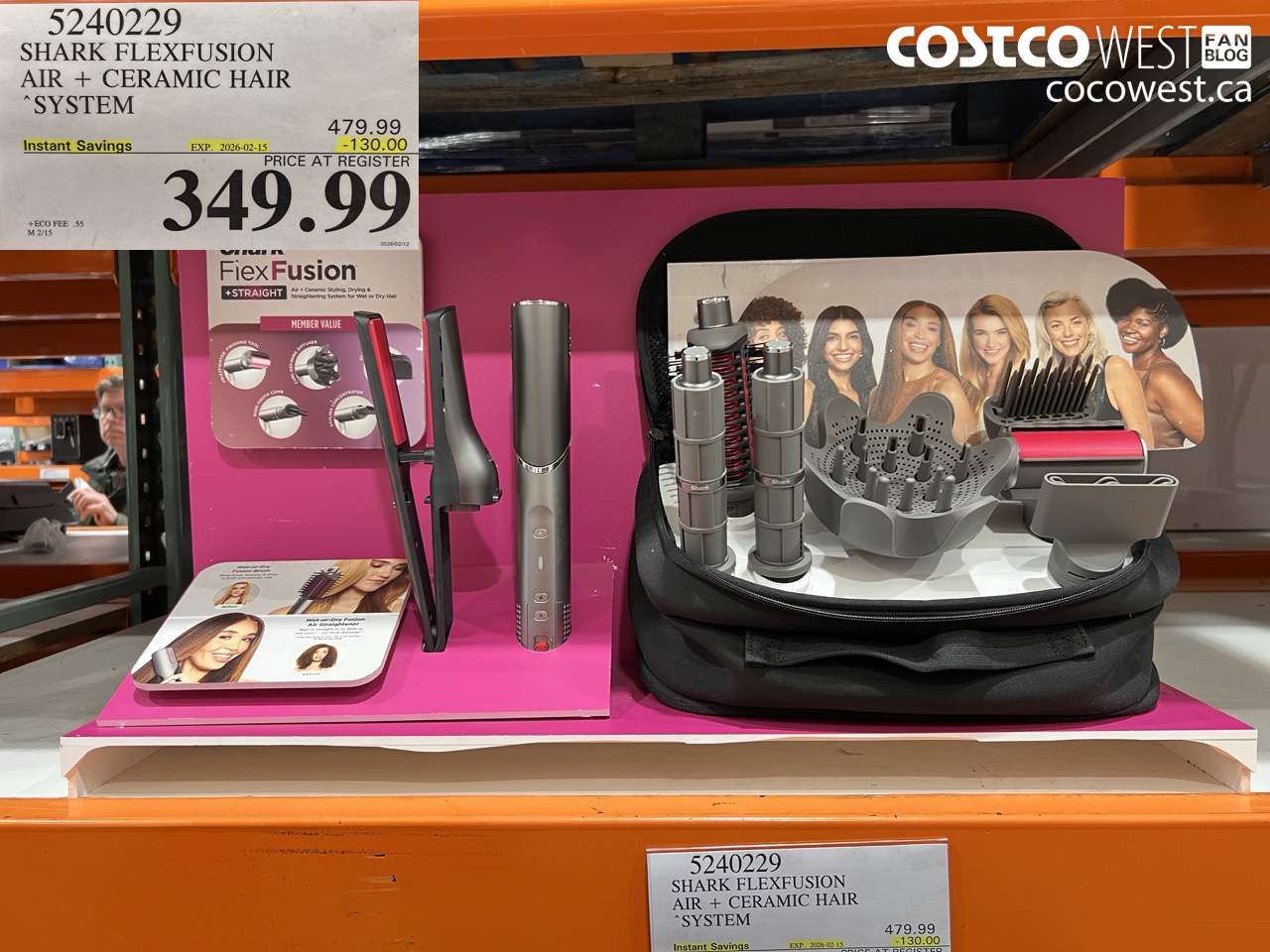 52402229 SHARK FLEXFUSION AIR + CERAMIC HAIR SYSTEM ($130.00 INSTANT SAVINGS EXPIRES ON 2026-02-15) $349.99