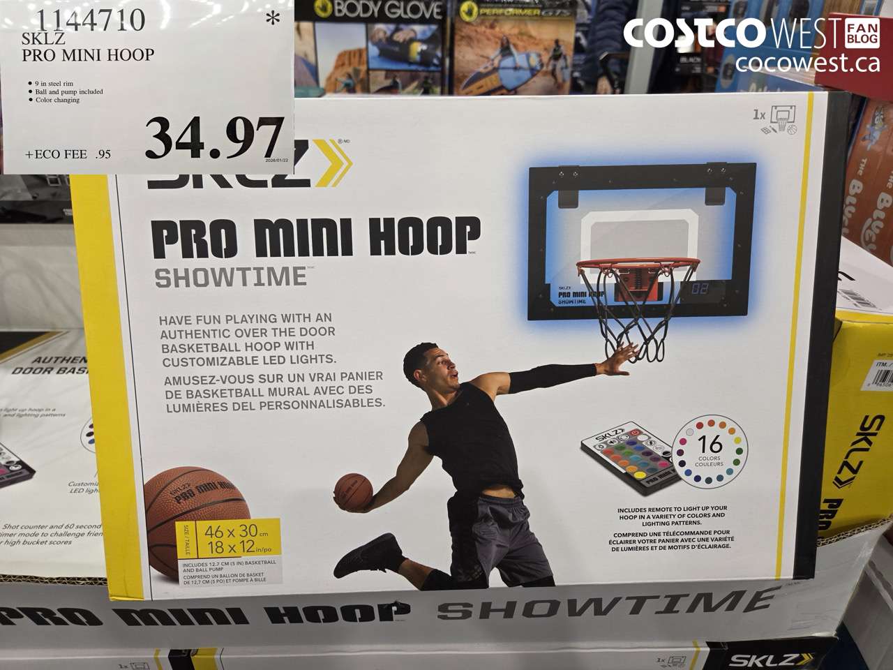1144710 SKLZ PRO MINI HOOP $34.97