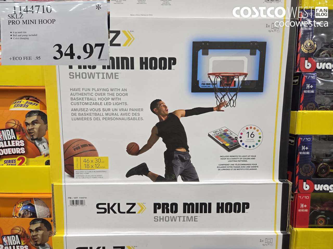 1144710 SKLZ PRO MINI HOOP $34.97