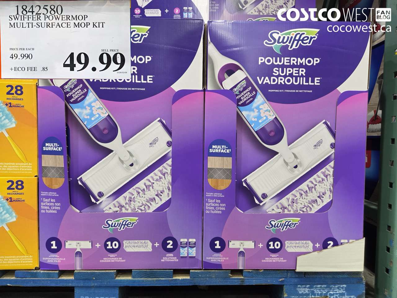 1842580 SWIFFER POWERMOP MULTI-SURFACE MOP KIT $49.99