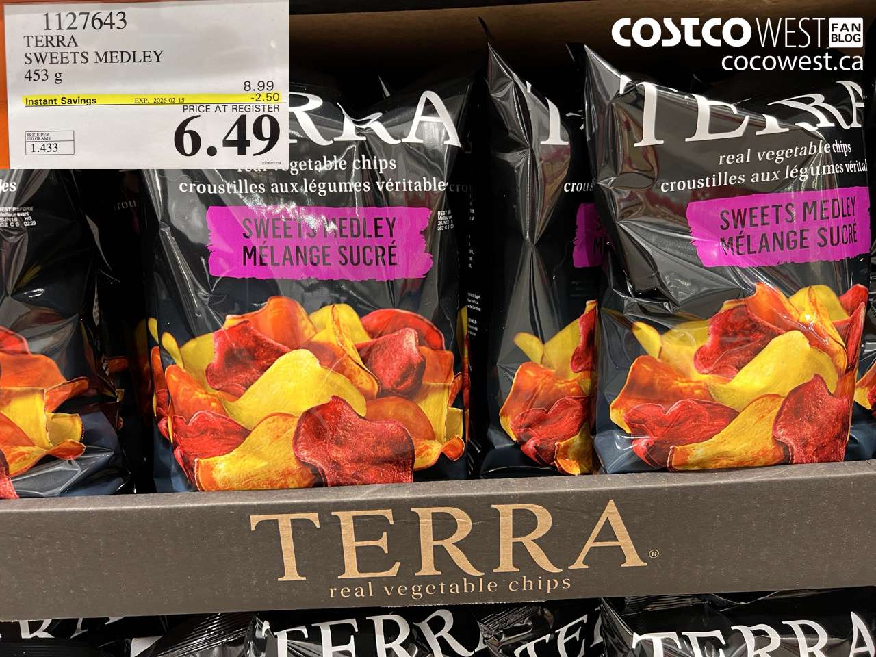 1127643 TERRA SWEETS MEDLEY ($2.50 INSTANT SAVINGS EXPIRES ON 2026-02-15) $6.49