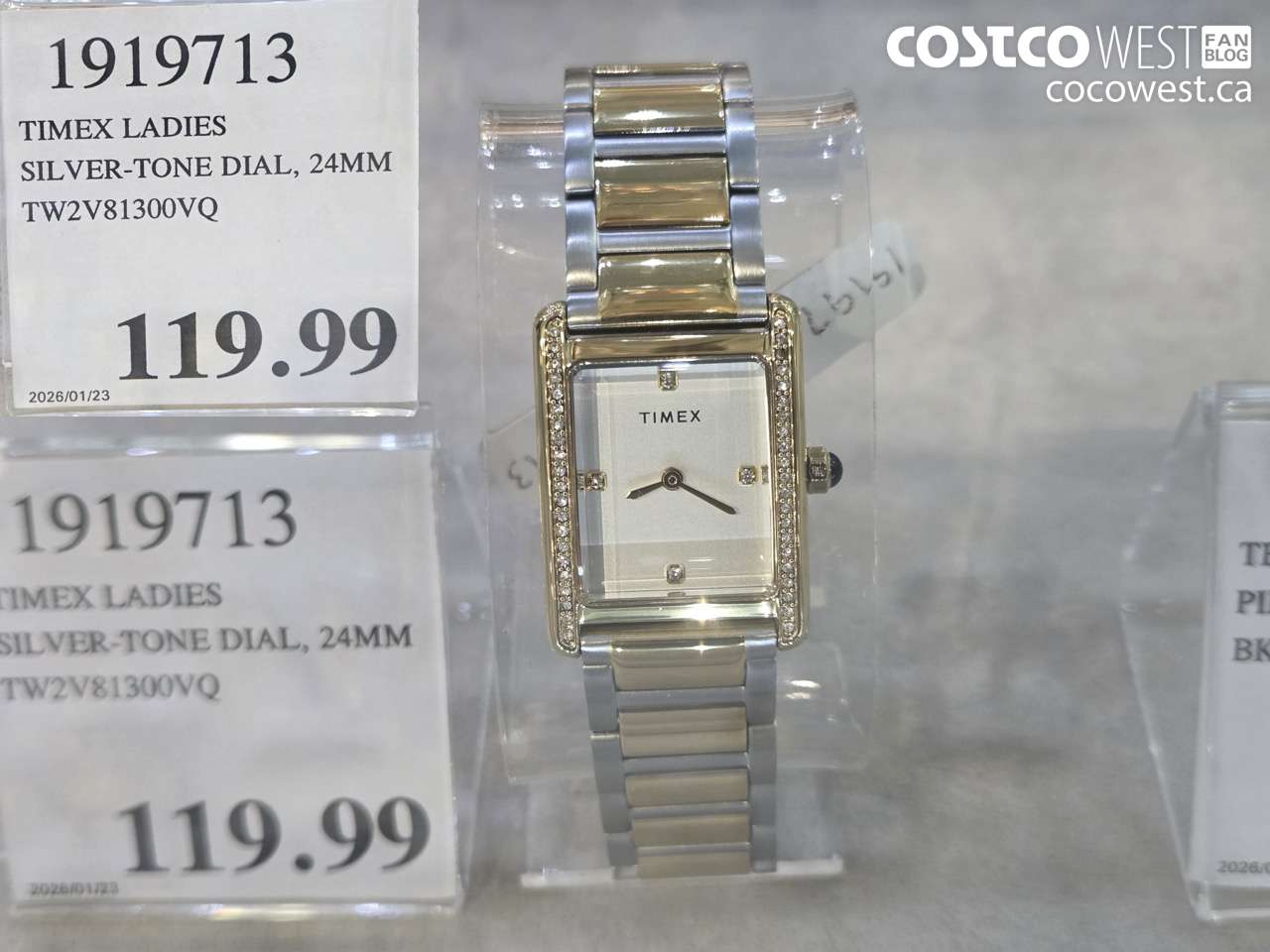 1919713 TIMEX LADIES SILVER-TONE DIAL, 24MM TW2V81300VQ $119.99