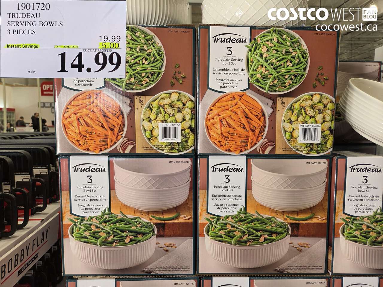 1901720 TRUDEAU SERVING BOWLS 3 PIECES ($5.00 INSTANT SAVINGS EXPIRES ON 2026-02-08) $14.99