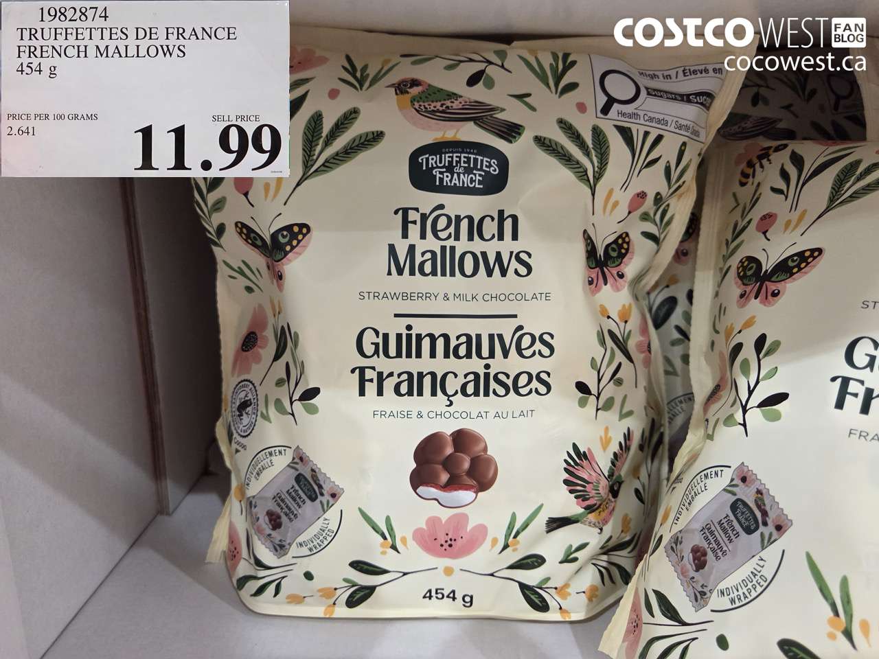1982874 TRUFFETTES DE FRANCE FRENCH MALLOWS 454 g $11.99