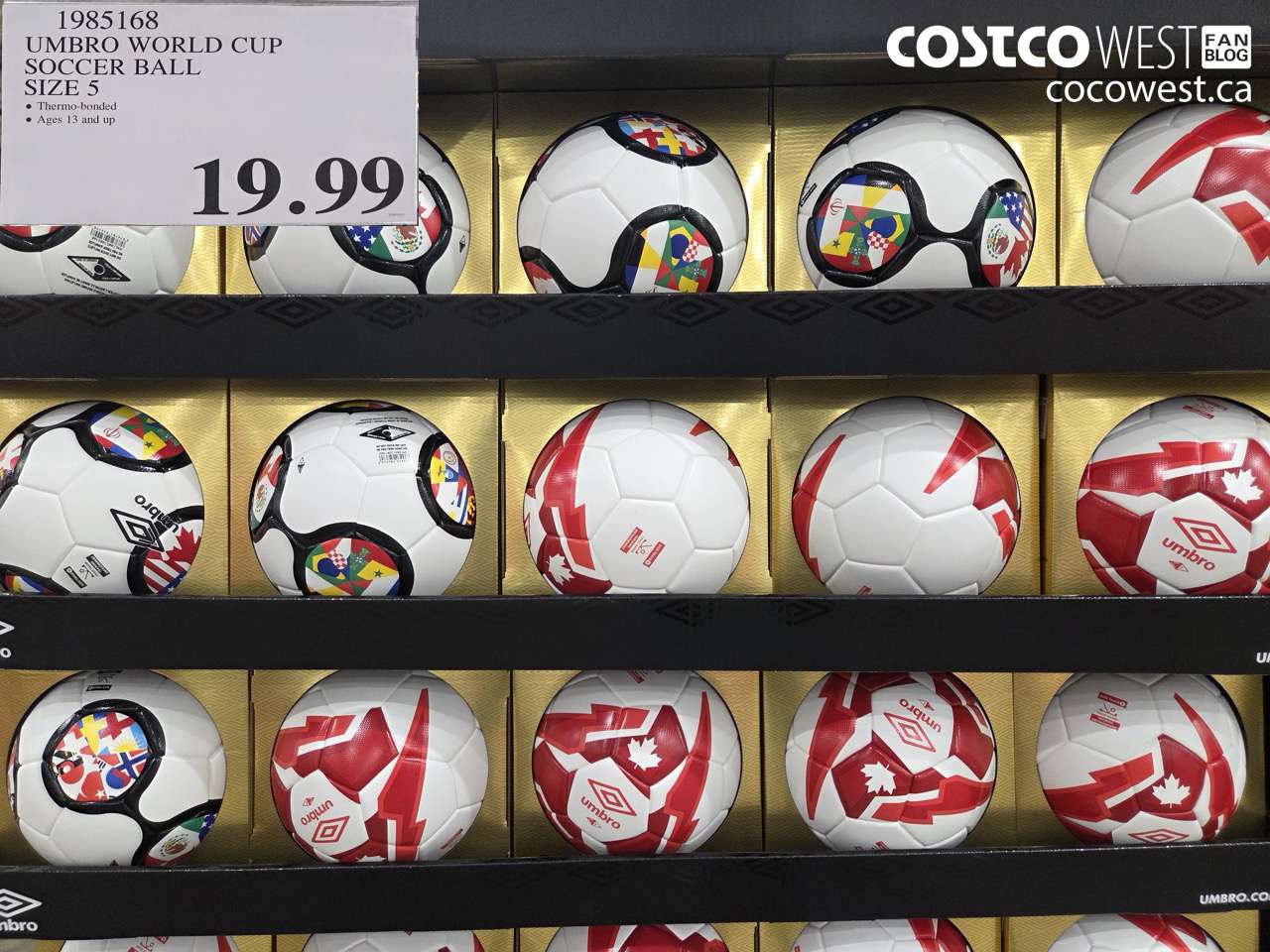 1985168 UMBRO WORLD CUP SOCCER BALL SIZE 5 $19.99