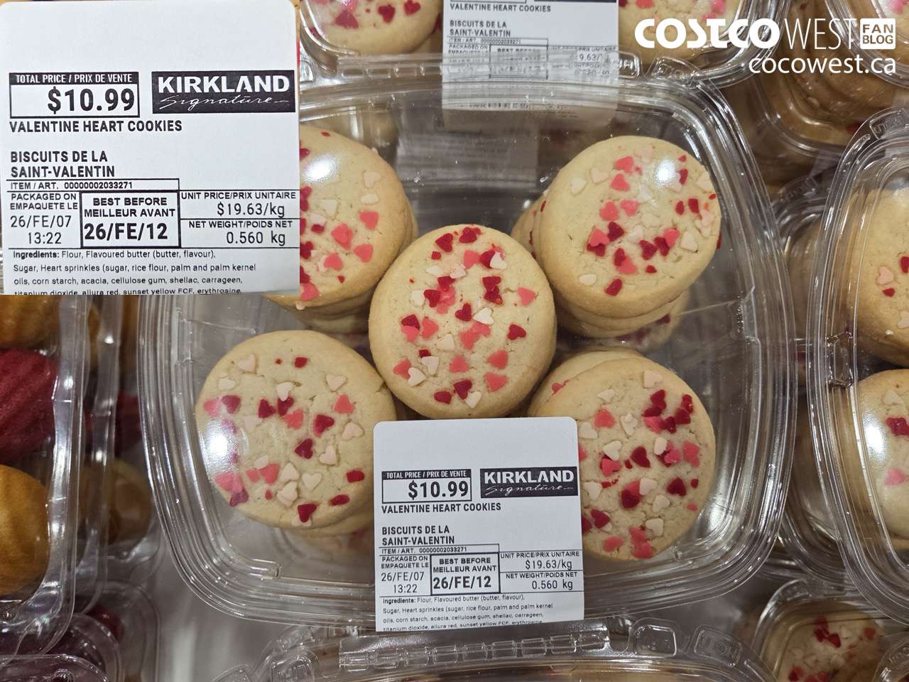 20033271 VALENTINE HEART COOKIES $10.99