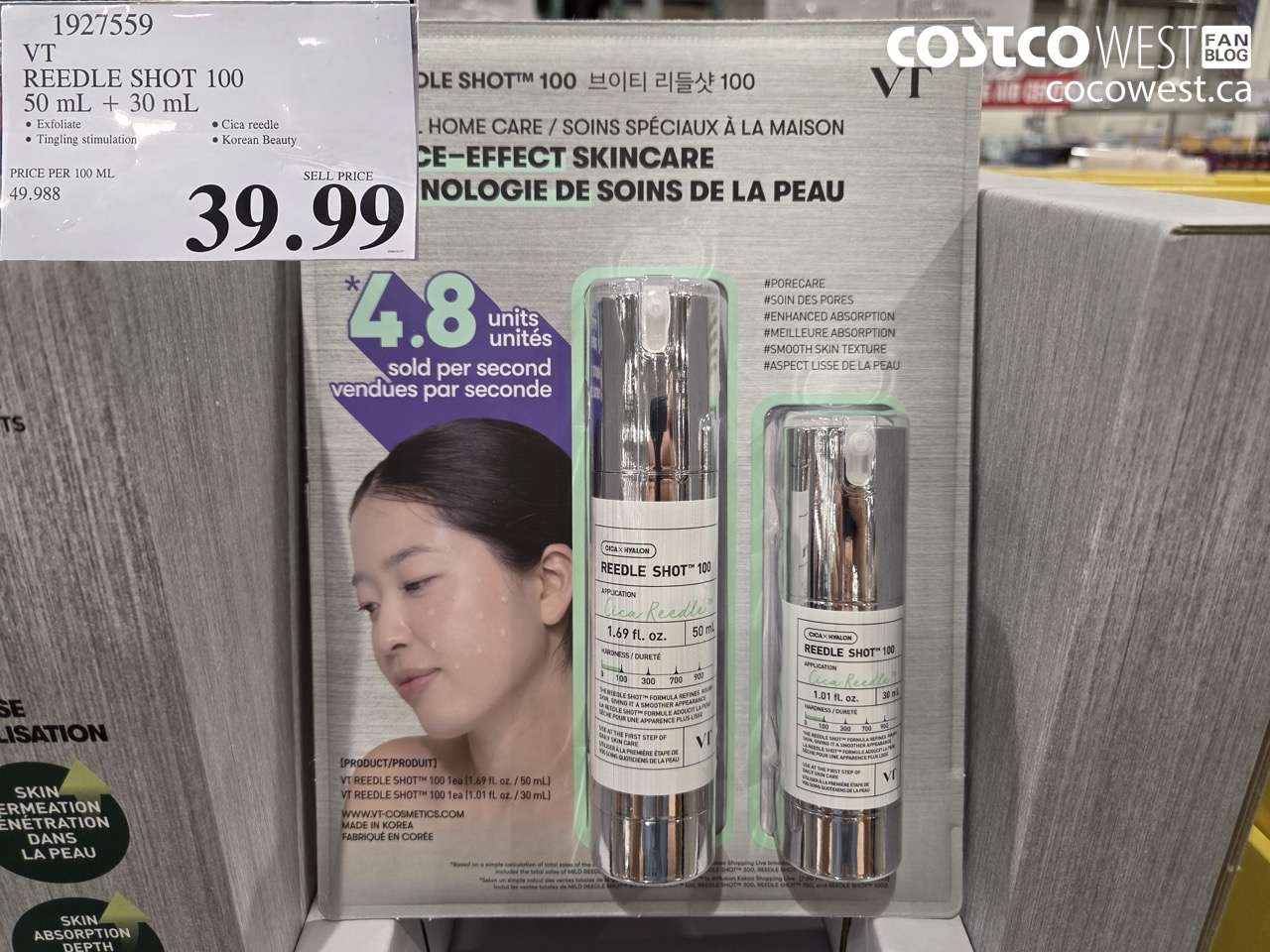 1927559 VT REEDLE SHOT 100 50 ML + 30 ML $39.99