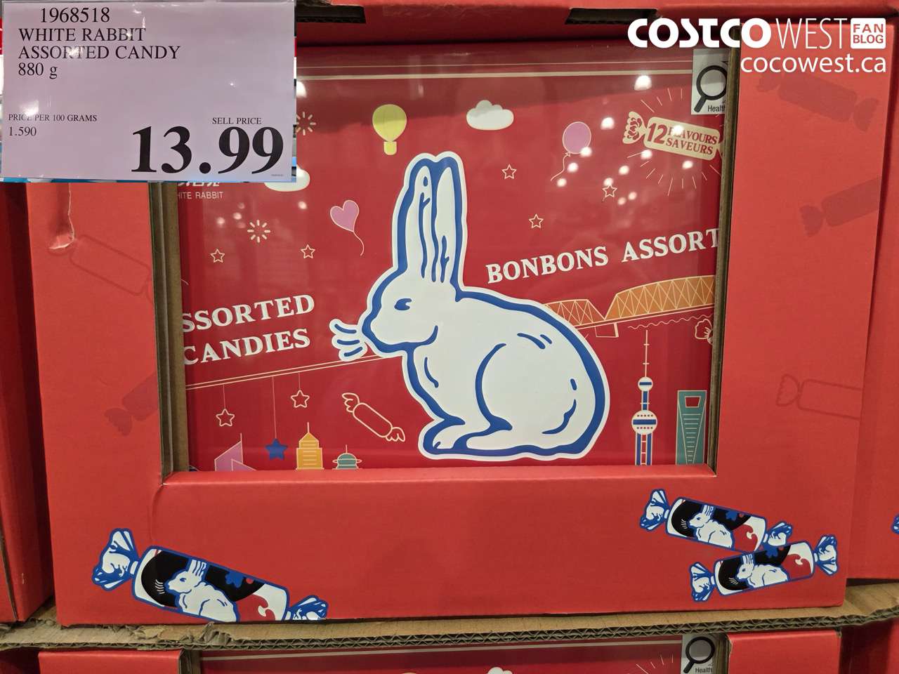 1968518 WHITE RABBIT ASSORTED CANDY 880 G $13.99