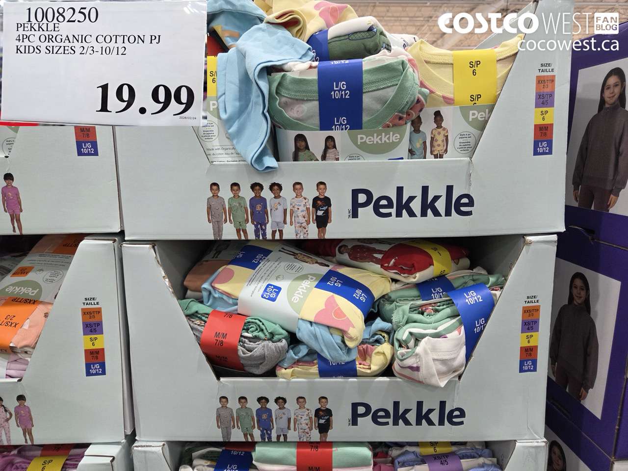 1008250 4PC ORGANIC COTTON PJ KIDS SIZES 2/3-10/12 $19.99