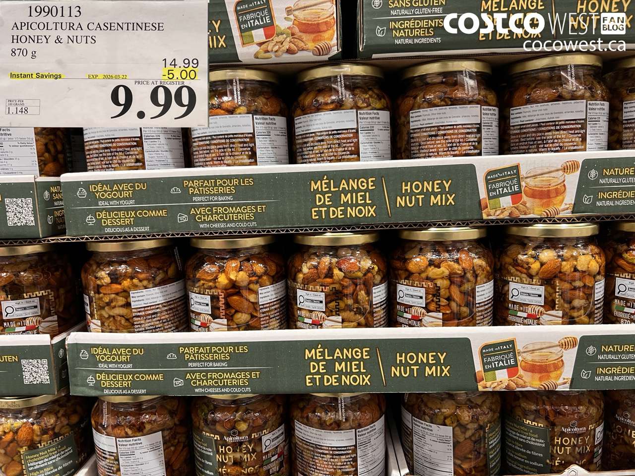 1990113 APICOLTURA CASENTINESE HONEY & NUTS 870 G ($5.00 INSTANT SAVINGS EXPIRES ON 2026-03-22) $9.99