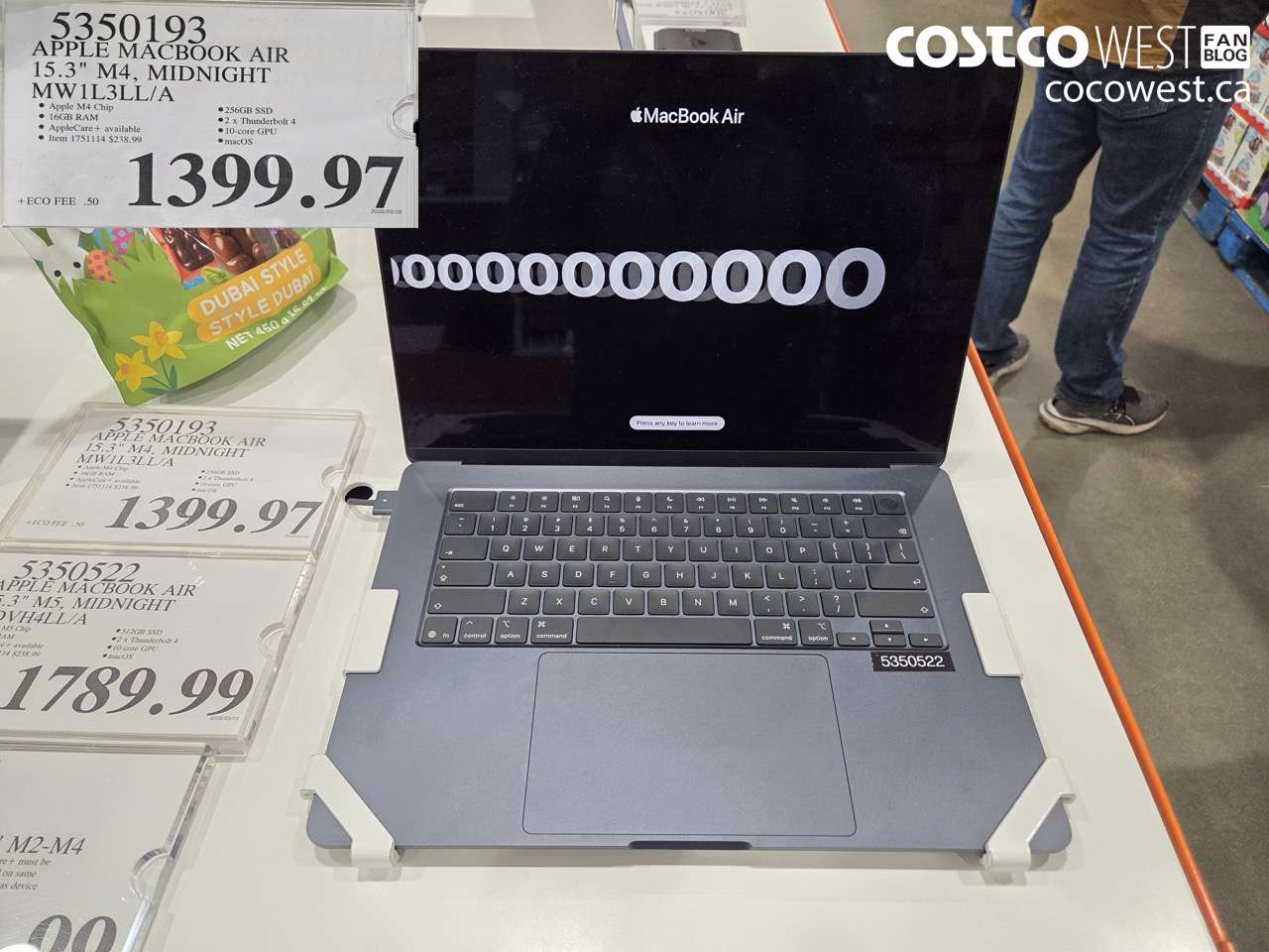 5350193 APPLE MACBOOK AIR 15.3