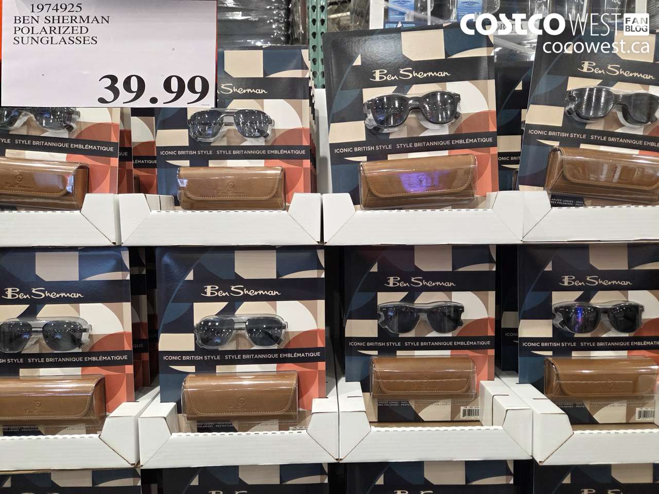 1974925 BEN SHERMAN POLARIZED SUNGLASSES $39.99