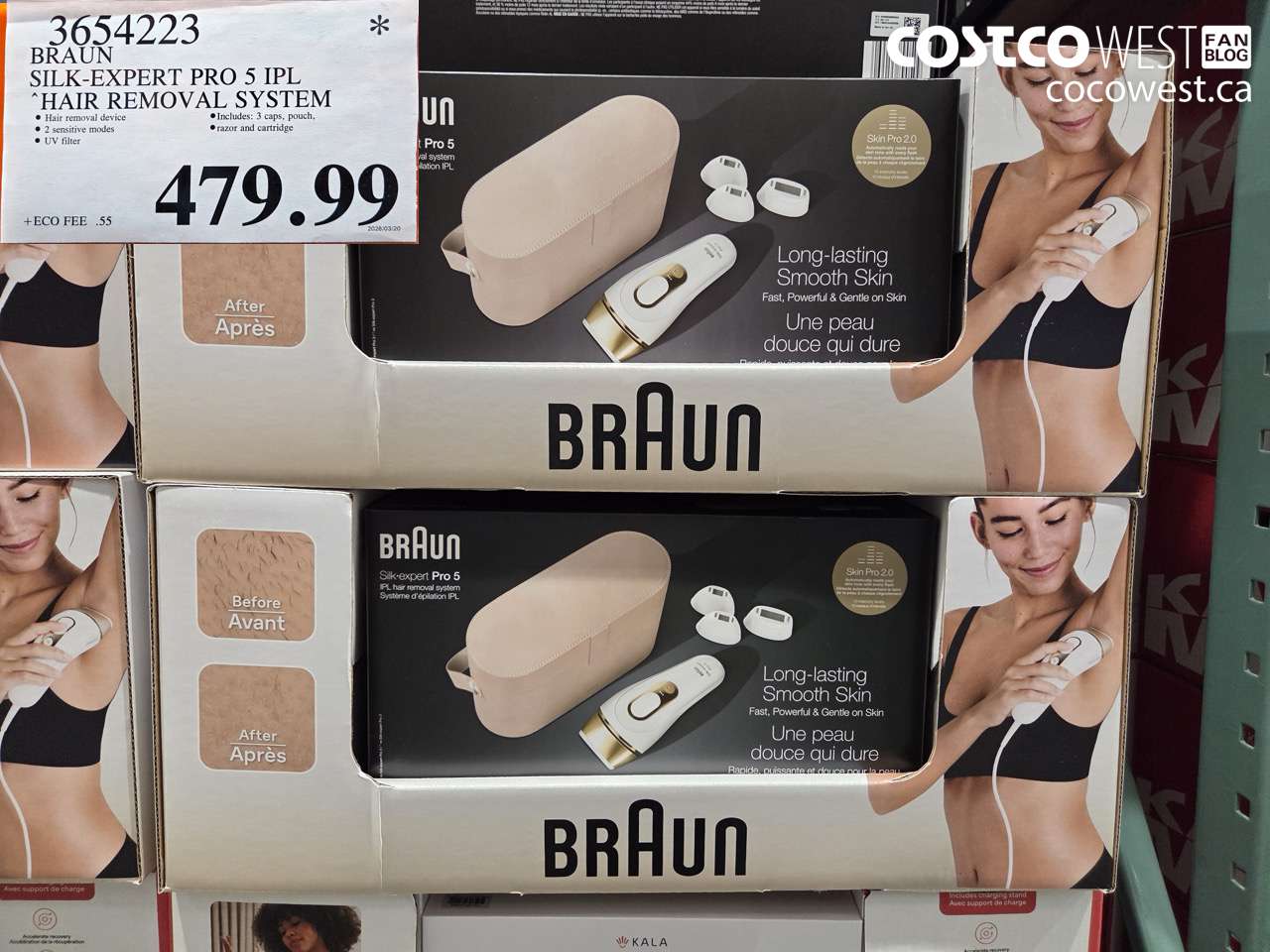 36542223 BRAUN SILK-EXPERT PRO 5 IPL HAIR REMOVAL SYSTEM $479.99