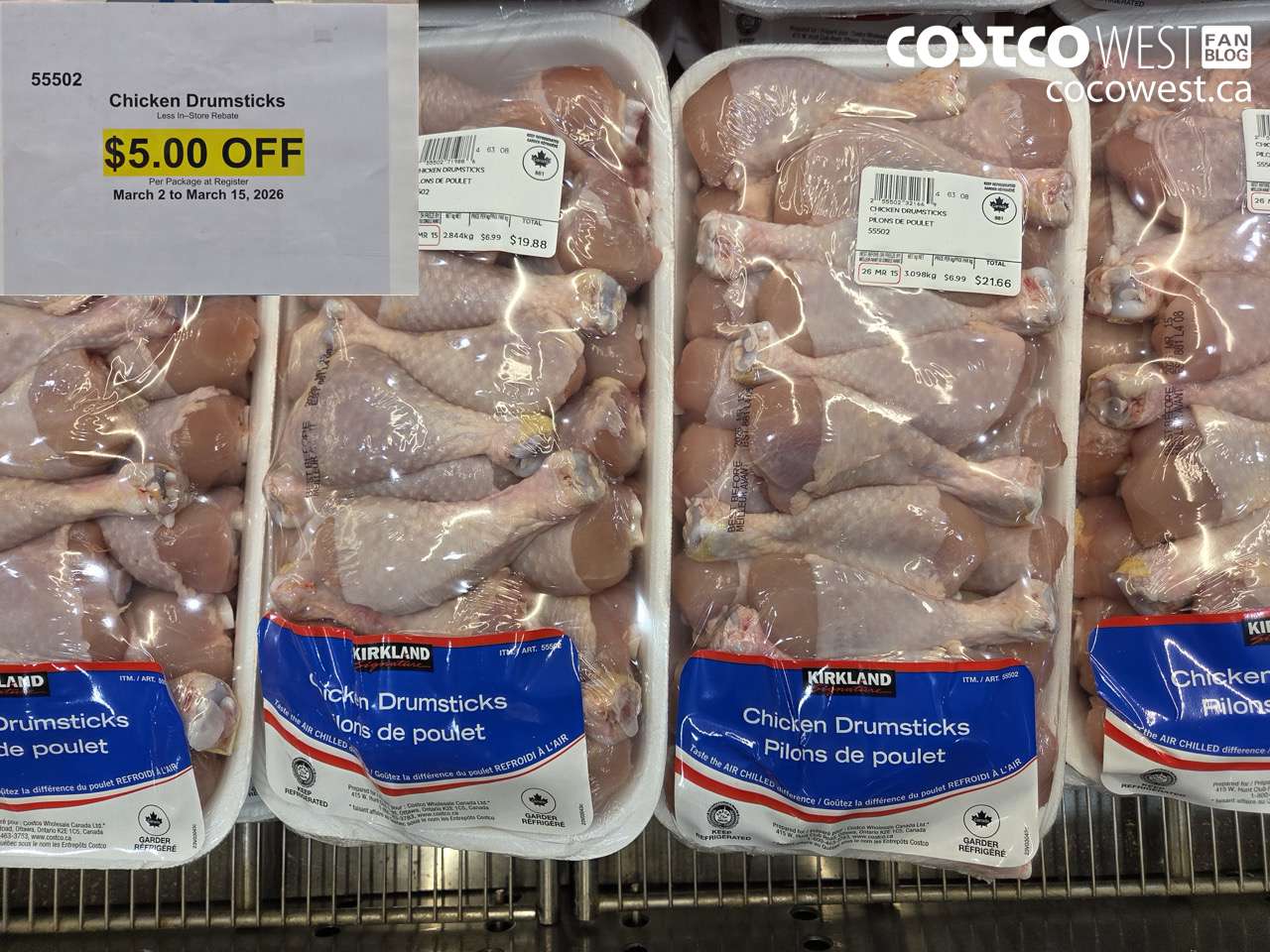 55502 CHICKEN DRUMSTICKS ($5.00 INSTANT SAVINGS EXPIRES ON 2026-03-15)