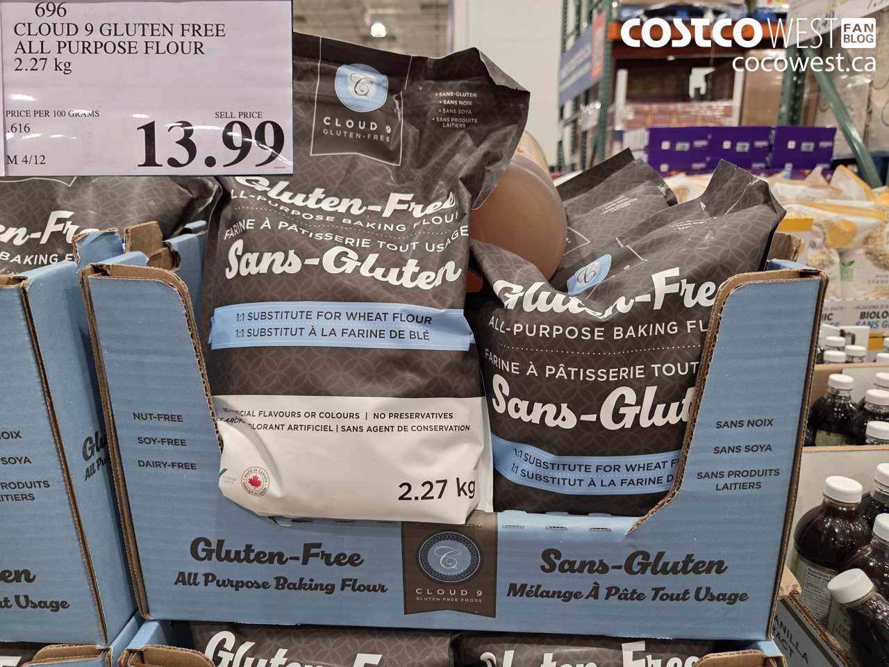 696 CLOUD 9 GLUTEN FREE ALL PURPOSE FLOUR 2.27 KG $13.99