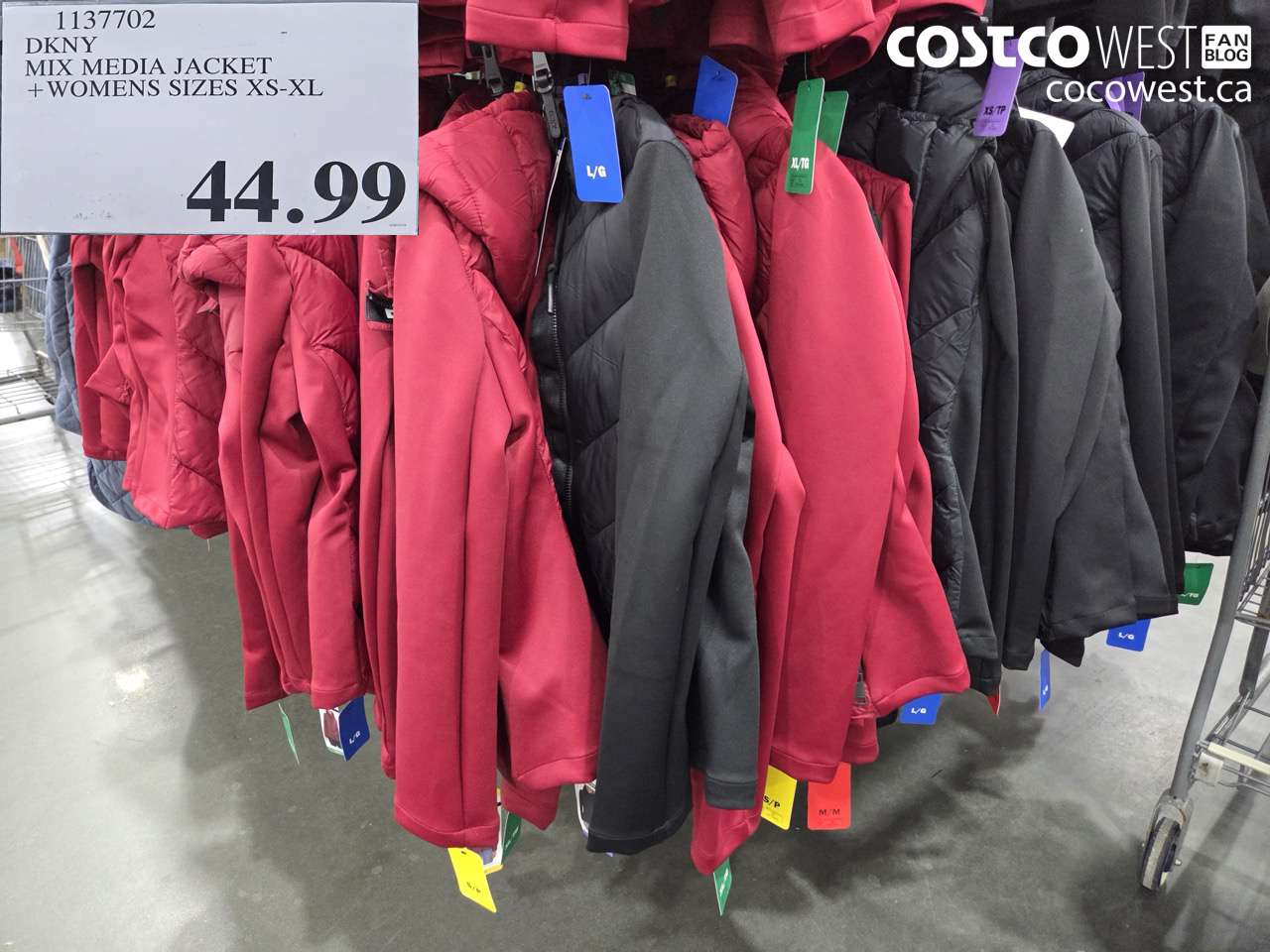 1137702 DKNY MIX MEDIA JACKET + WOMENS SIZES XS-XL $44.99