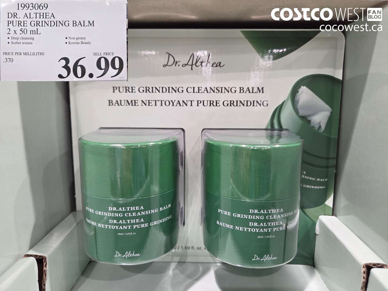 1993069 DR. ALTHEA PURE GRINDING BALM 2 X 50 ML $36.99