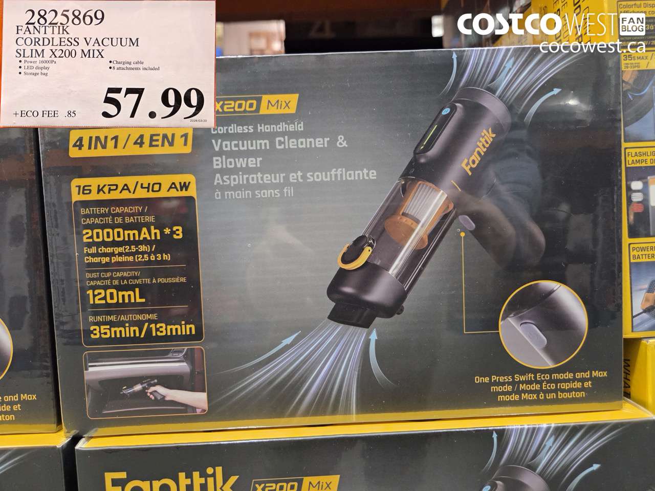 2825869 FANTIK CORDLESS VACUUM SLIM X200 MIX $57.99