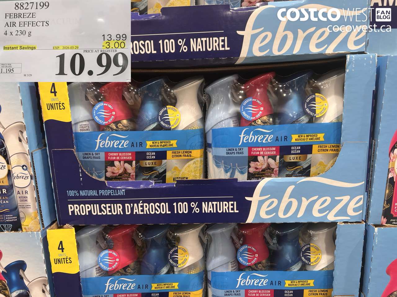 8827199 FEBREZE AIR EFFECTS 4 X 230 G ($3.00 INSTANT SAVINGS EXPIRES ON 2026-03-29) $10.99