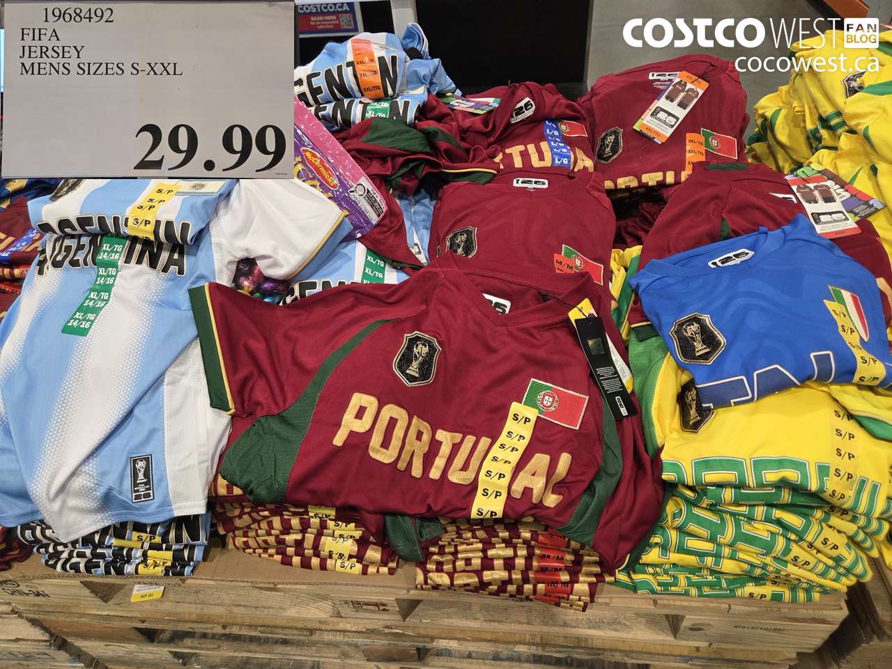 1968492 FIFA JERSEY MENS SIZES S-XXL $29.99