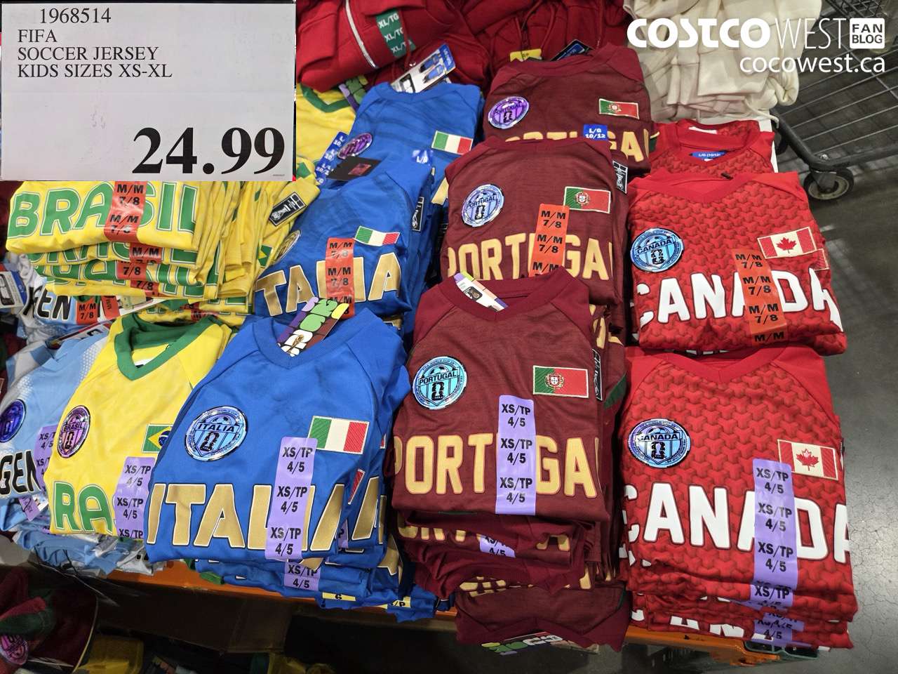 1968514 FIFA SOCCER JERSEY KIDS SIZES XS-XL $24.99