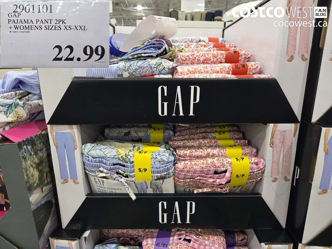 29610101 GAP PAJAMA PANT 2PK + WOMENS SIZES XS-XXL $22.99