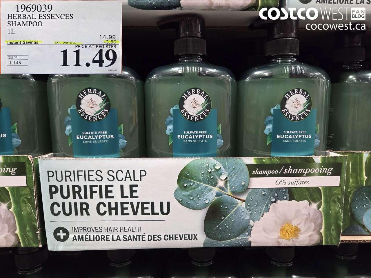 1969039 HERBAL ESSENCES SHAMPOO 1L ($3.50 INSTANT SAVINGS EXPIRES ON 2026-03-29) $11.49