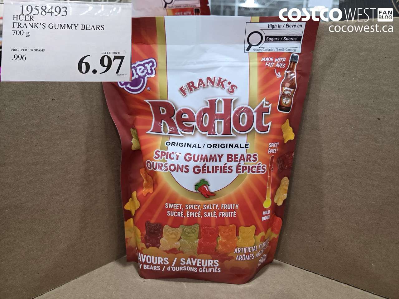 1958493 HUER FRANK'S GUMMY BEARS 700 g $6.97