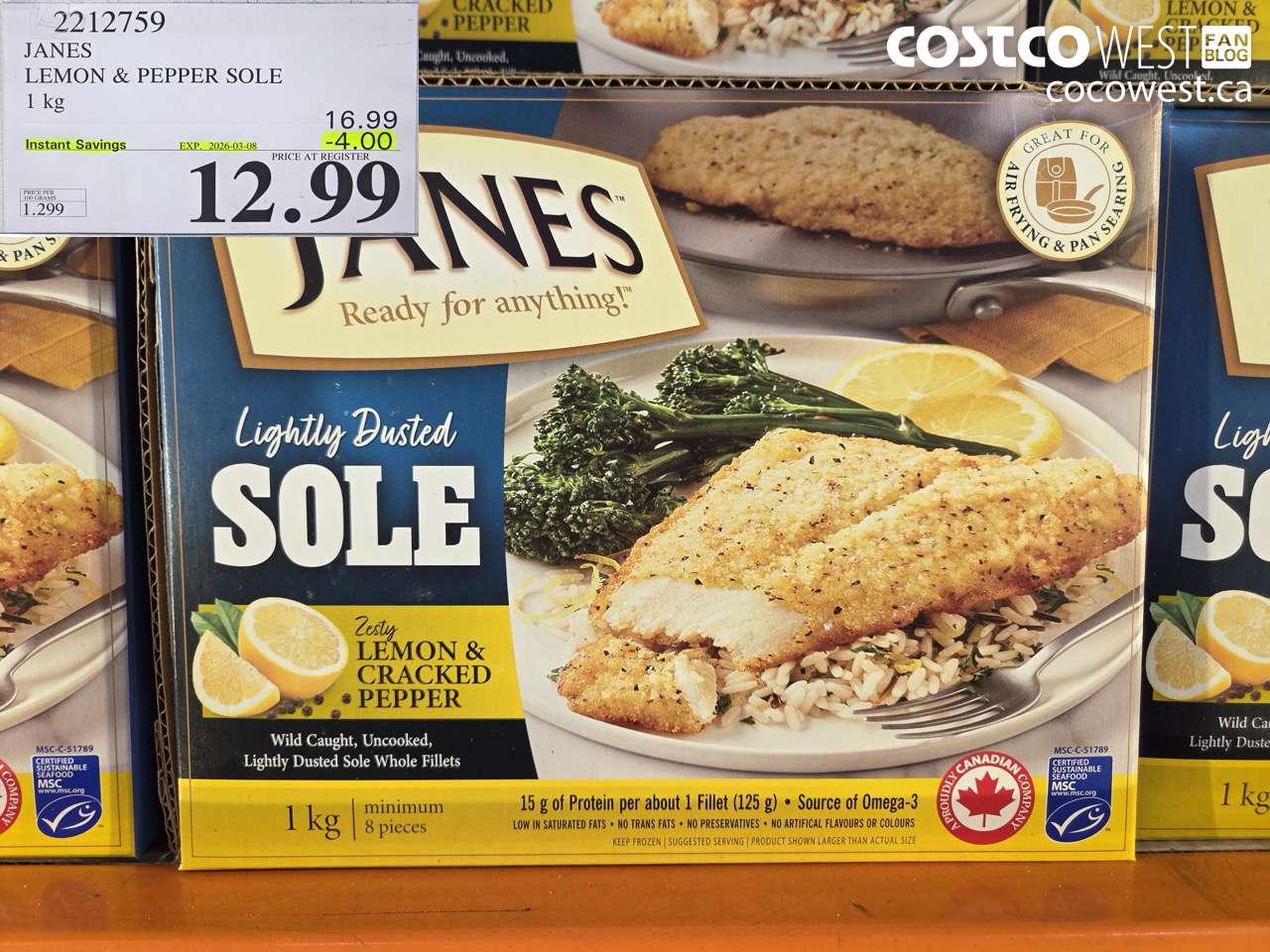 2212759 JANES LEMON & PEPPER SOLE 1 KG ($4.00 INSTANT SAVINGS EXPIRES ON 2026-03-08) $12.99