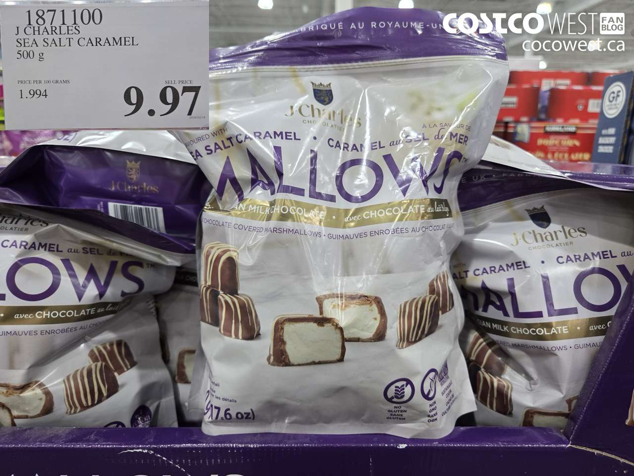 1871100 J CHARLES SEA SALT CARAMEL 500 G $9.97