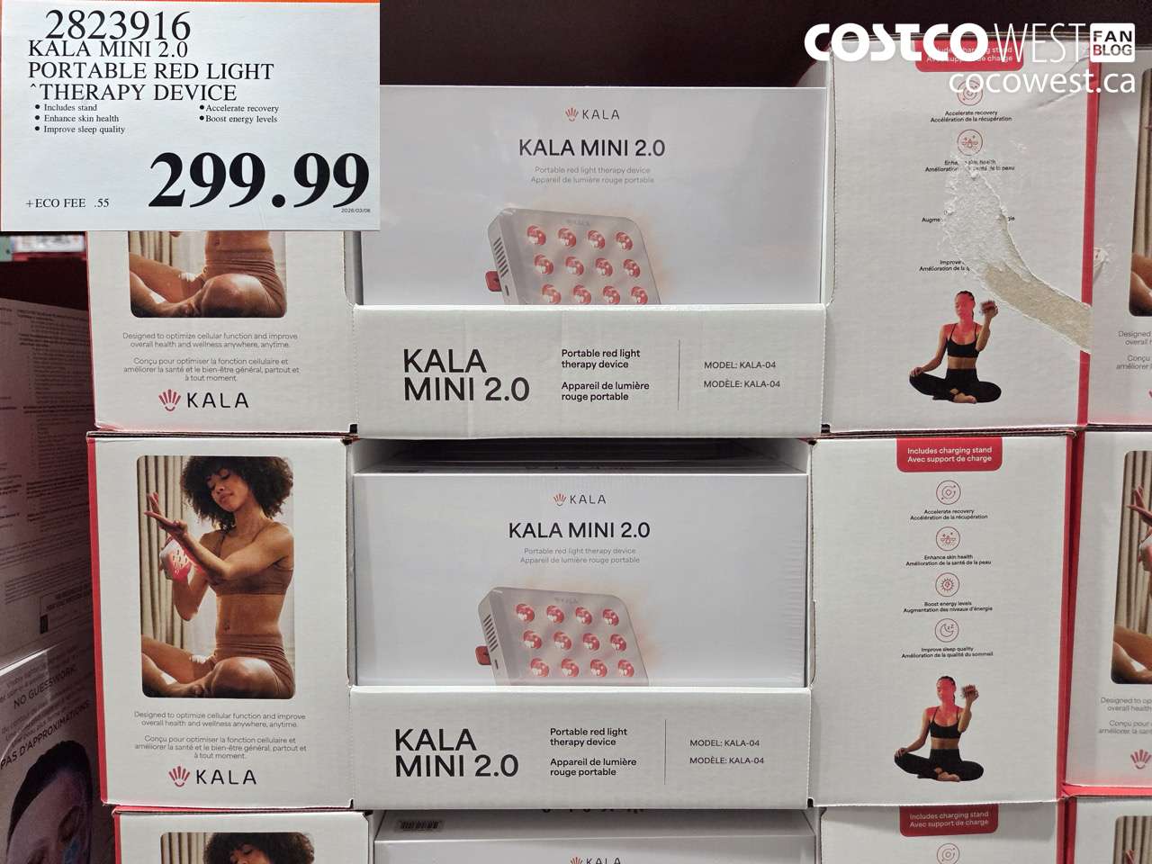 2823916 KALA MINI 2.0 PORTABLE RED LIGHT THERAPY DEVICE $299.99