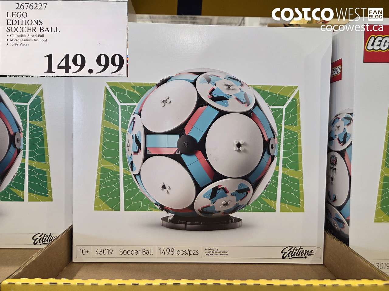 2676227 LEGO EDITIONS SOCCER BALL $149.99