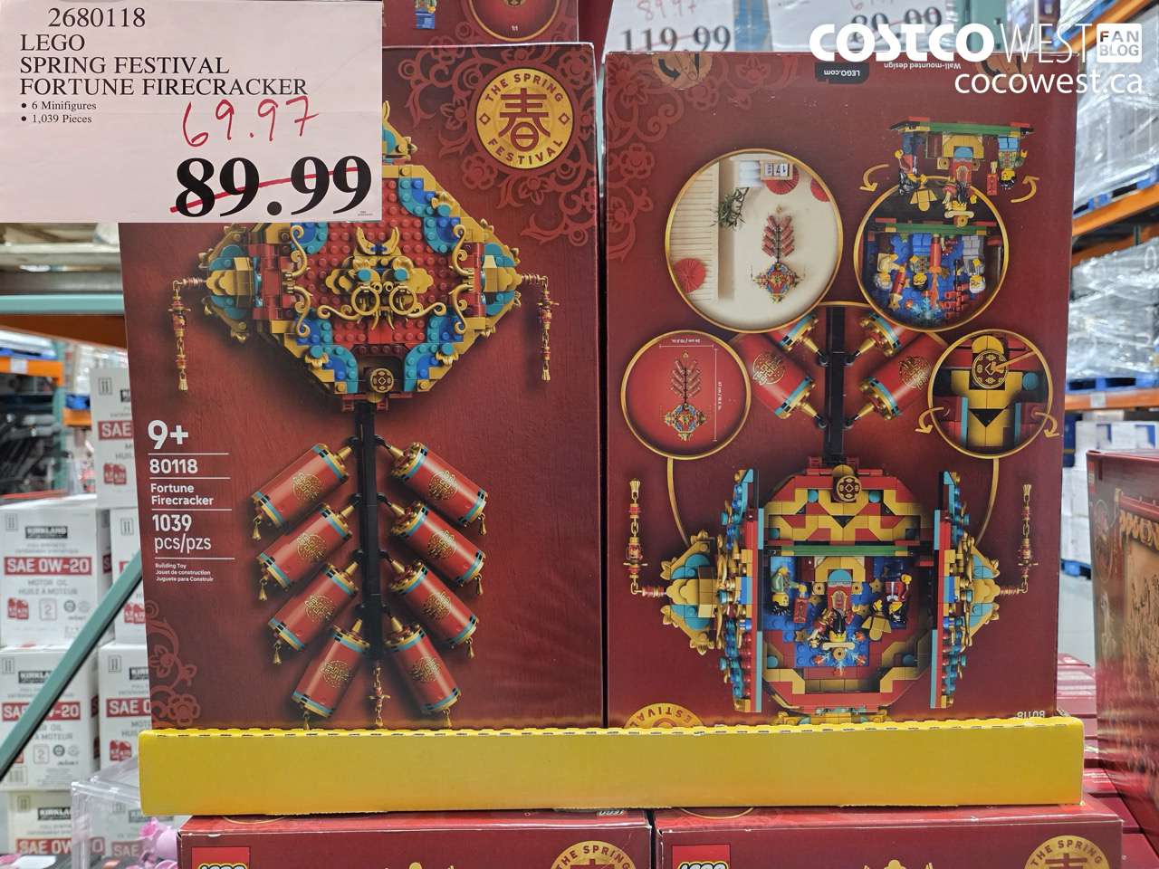2680118 LEGO SPRING FESTIVAL FORTUNE FIRECRACKER $69.97