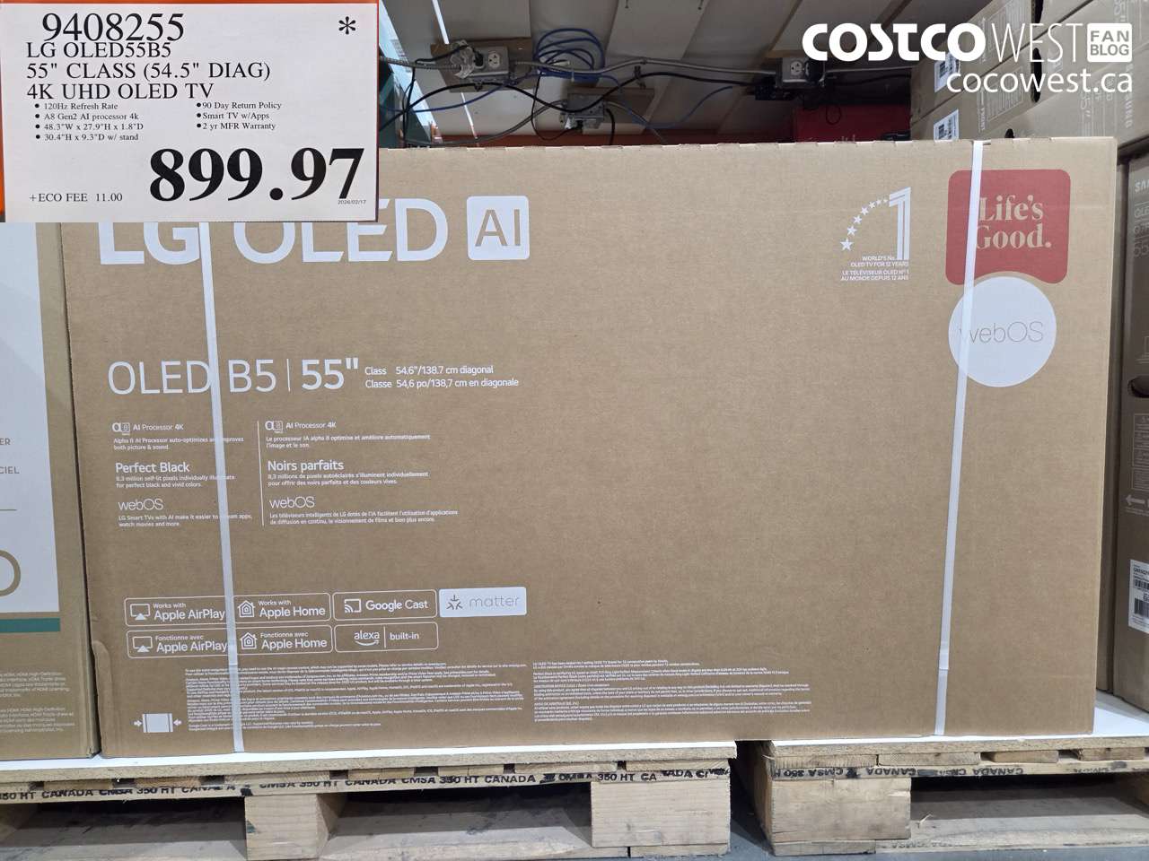 94082553 LG OLED55B5 55