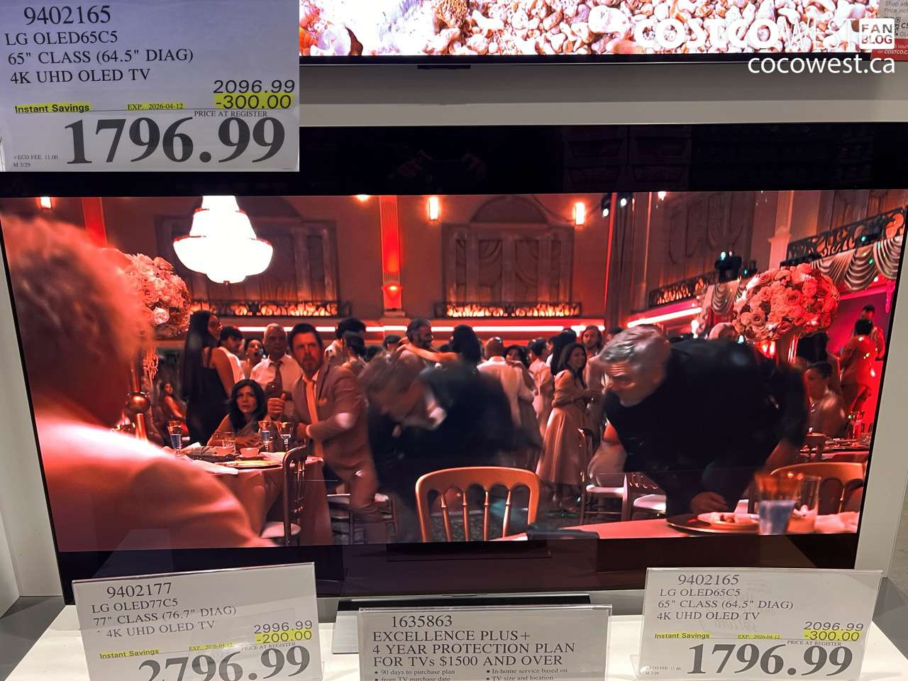 9402165 LG OLED65C5 65 CLASS (64.5 DIAG) 4K UHD OLED TV ($300.00 INSTANT SAVINGS EXPIRES ON 2026-04-12) $1796.99
