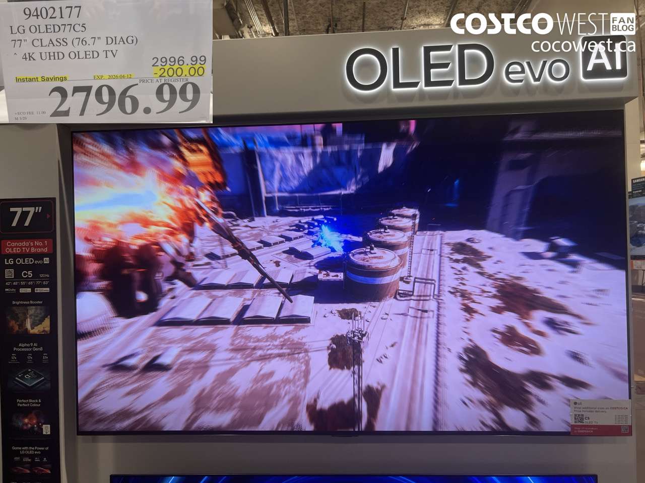 9402177 LG OLED77C5 77