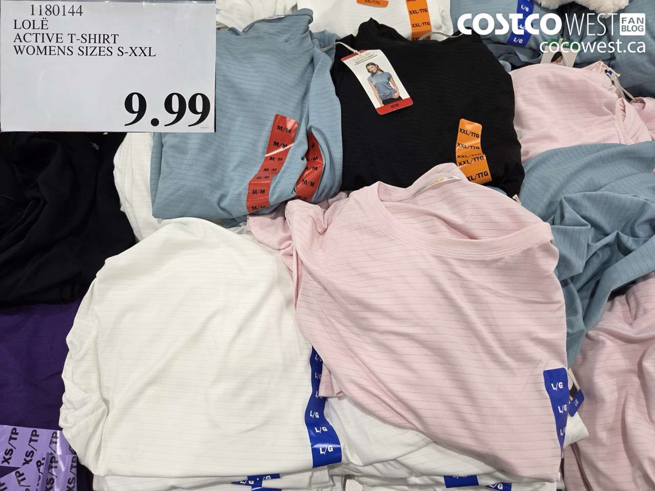 1180144 LOLË ACTIVE T-SHIRT WOMENS SIZES S-XXL $9.99