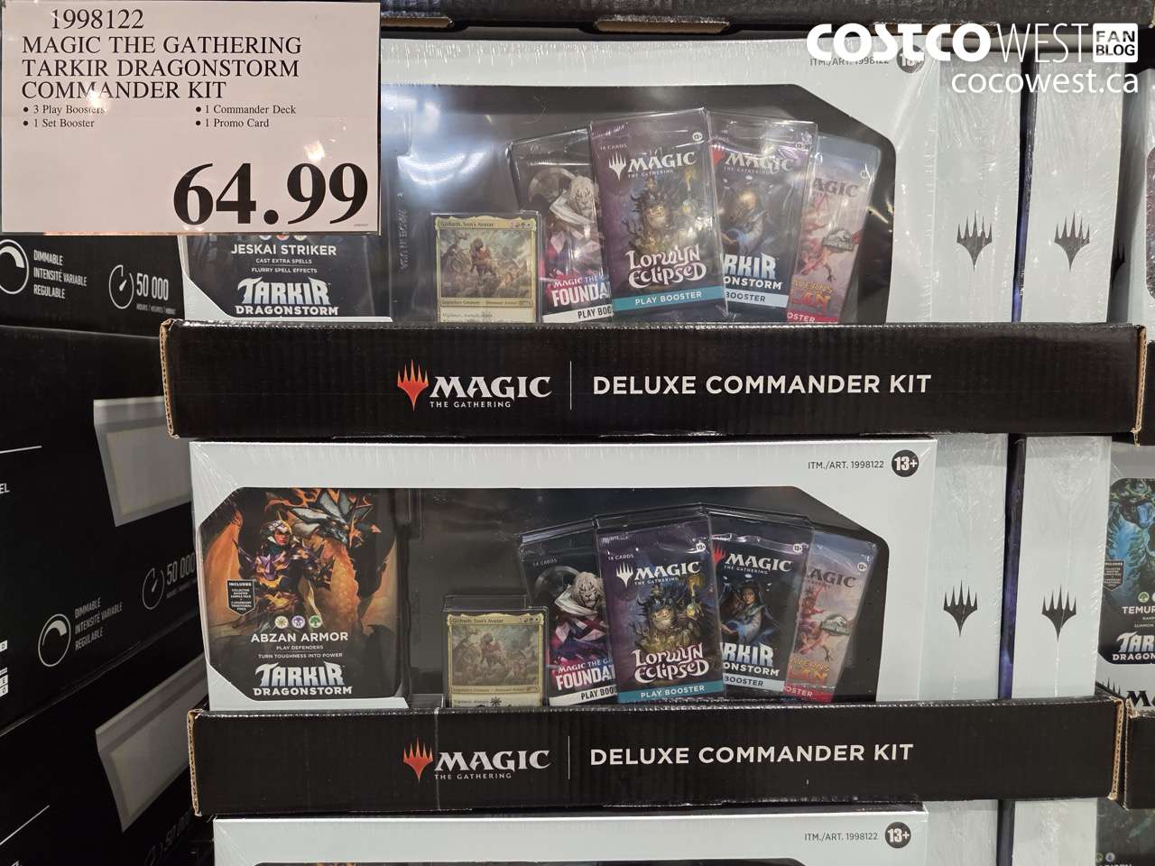 1998122 MAGIC THE GATHERING TARKIR DRAGONSTORM COMMANDER KIT $64.99