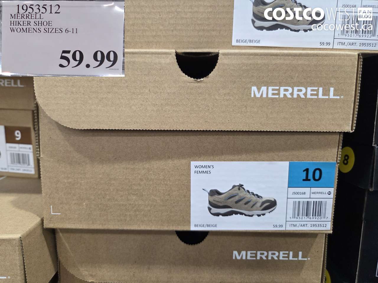 1953512 MERRELL HIKER SHOE WOMENS SIZES 6-11 $59.99