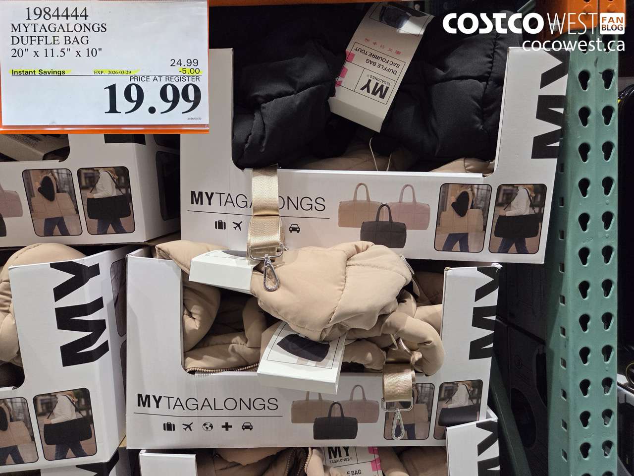 1984444 MYTAGALONGS DUFFLE BAG 20