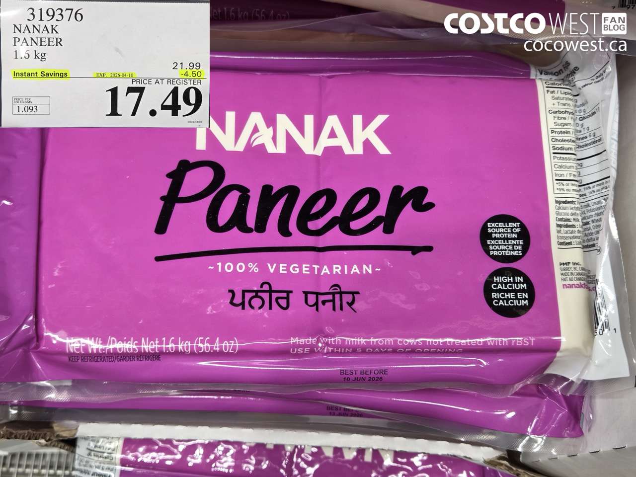 319376 NANAK PANEER 1.6L ($4.50 INSTANT SAVINGS EXPIRES ON 2026-04-10) $17.49